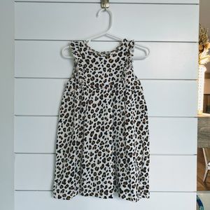 H&M Leopard print dress with ruffle